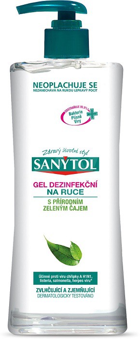 Sanytol dezinfekční.gel 500ml pumpa | Toaletní mycí prostředky - Mycí pasty Sanytol dezinfekční.gel 500ml pumpa | Toaletní mycí prostředky - Mycí pasty